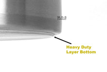 Load image into Gallery viewer, Dutch Oven Pot 22Qt Heavy Duty Commercial Restaurant Capsulated Bottom w/ Lid Traditional Olla Brushed Stainless Steel Low Pot Stockpot